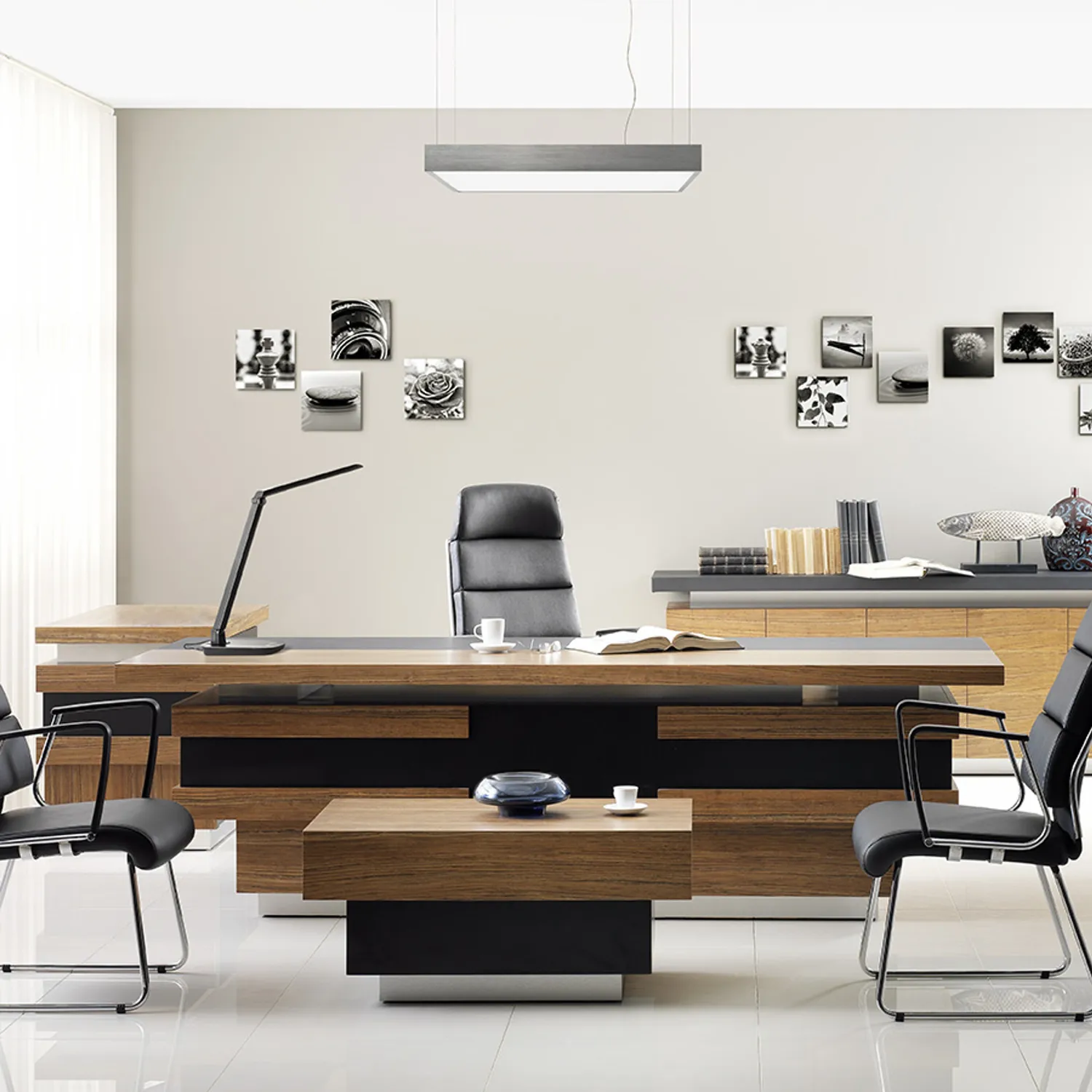 Rendl Light Studio Structural pendul LED alb 55x55 suspendat