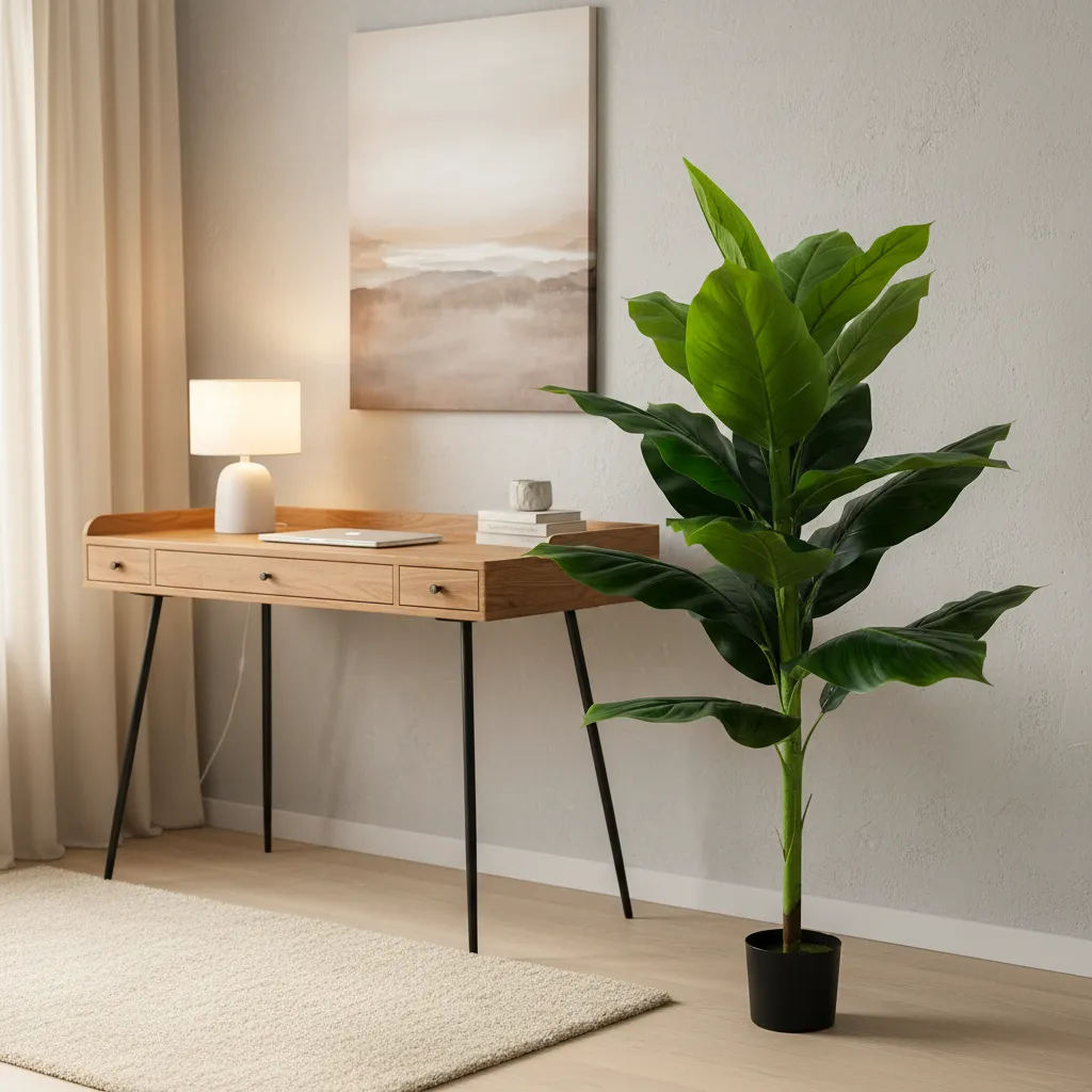 Alessandro Design Musa planta artificiala bananier 130cm verde