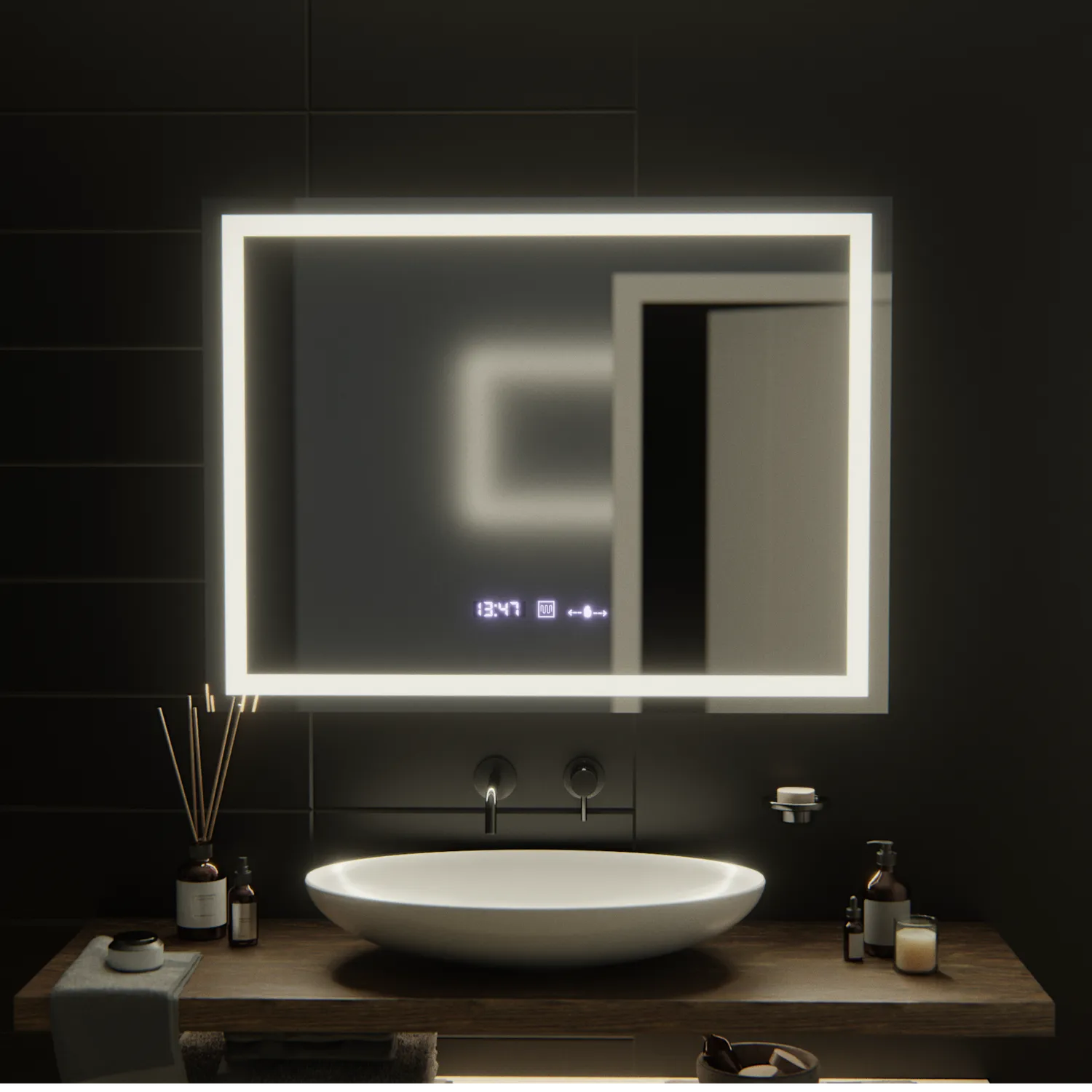 Alessandro Design Verite MotionGlow Marcello oglinda LED 100x75cm