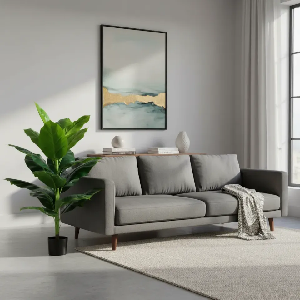 Alessandro Design Musa planta artificiala bananier 130cm verde