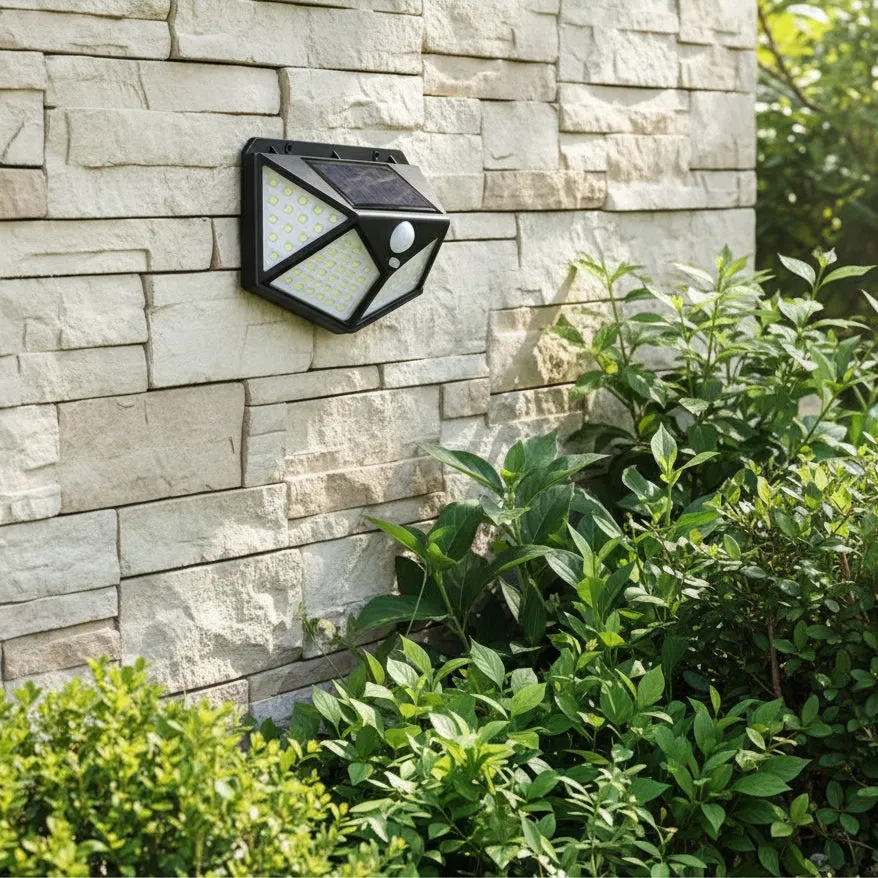 Alessandro Design lampa solara perete 100 LED neagra