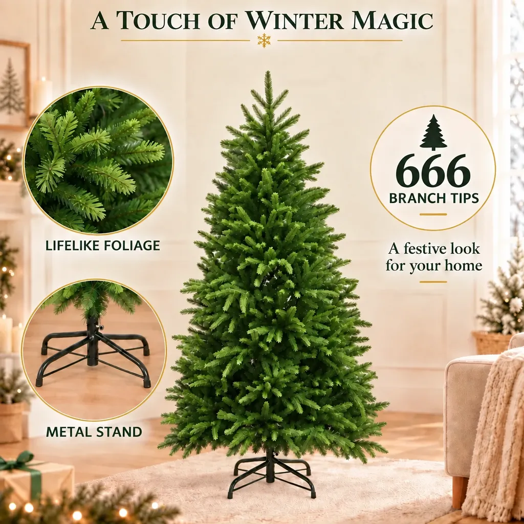 Alessandro Design Eis brad artificial verde 210cm 666 varfuri