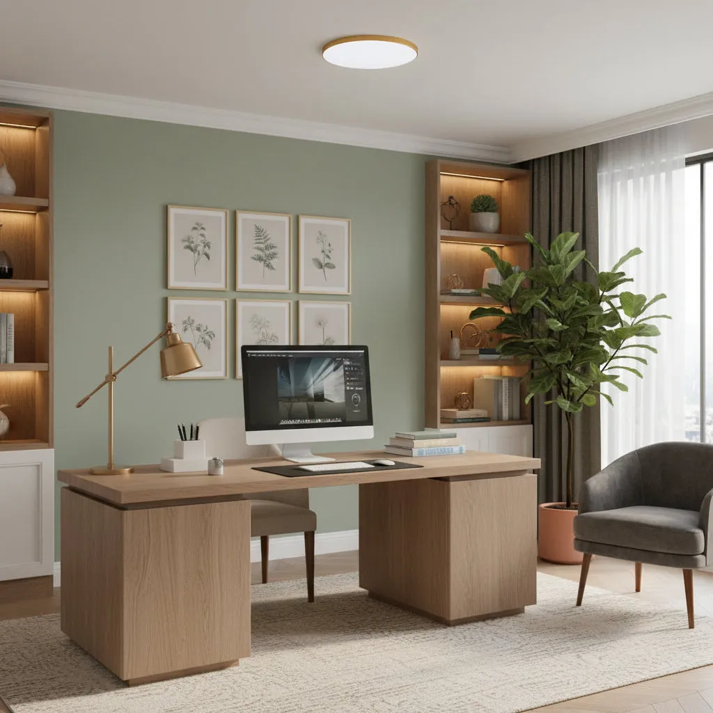 Alessandro Design Solis plafoniera LED 70W aurie 47cm rece