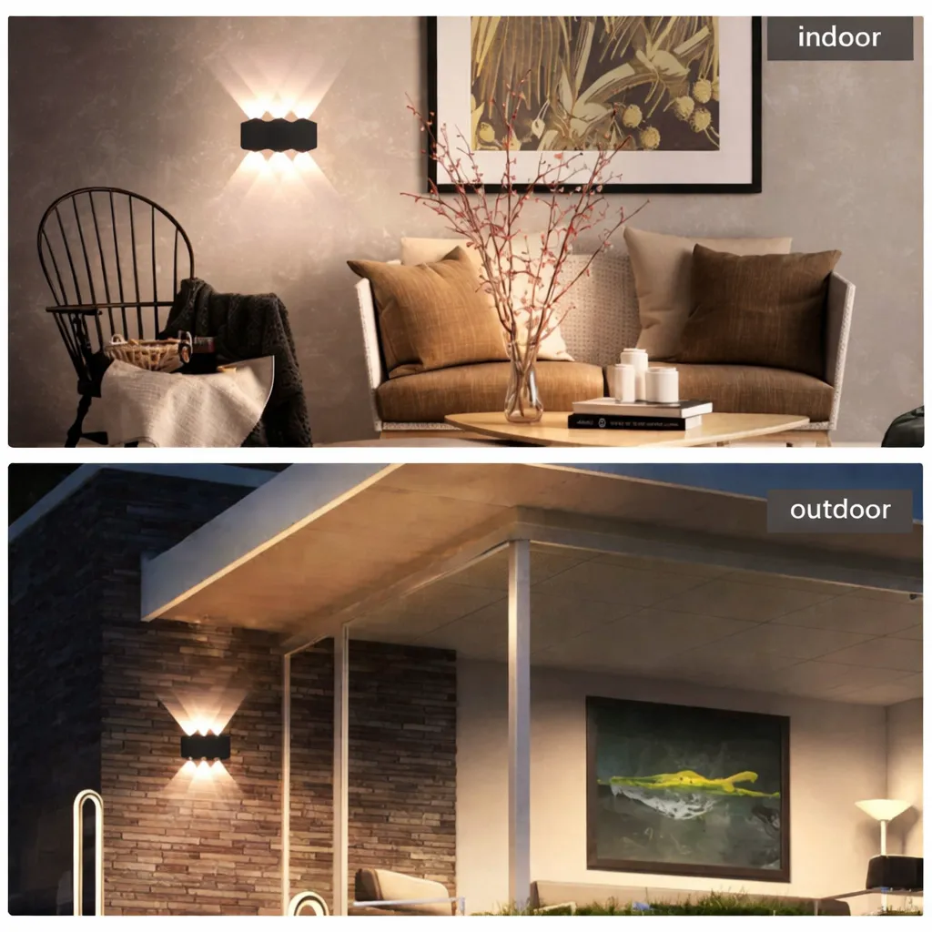 Aplica exterior Alessandro Design AX231 12W neagra 6 surse