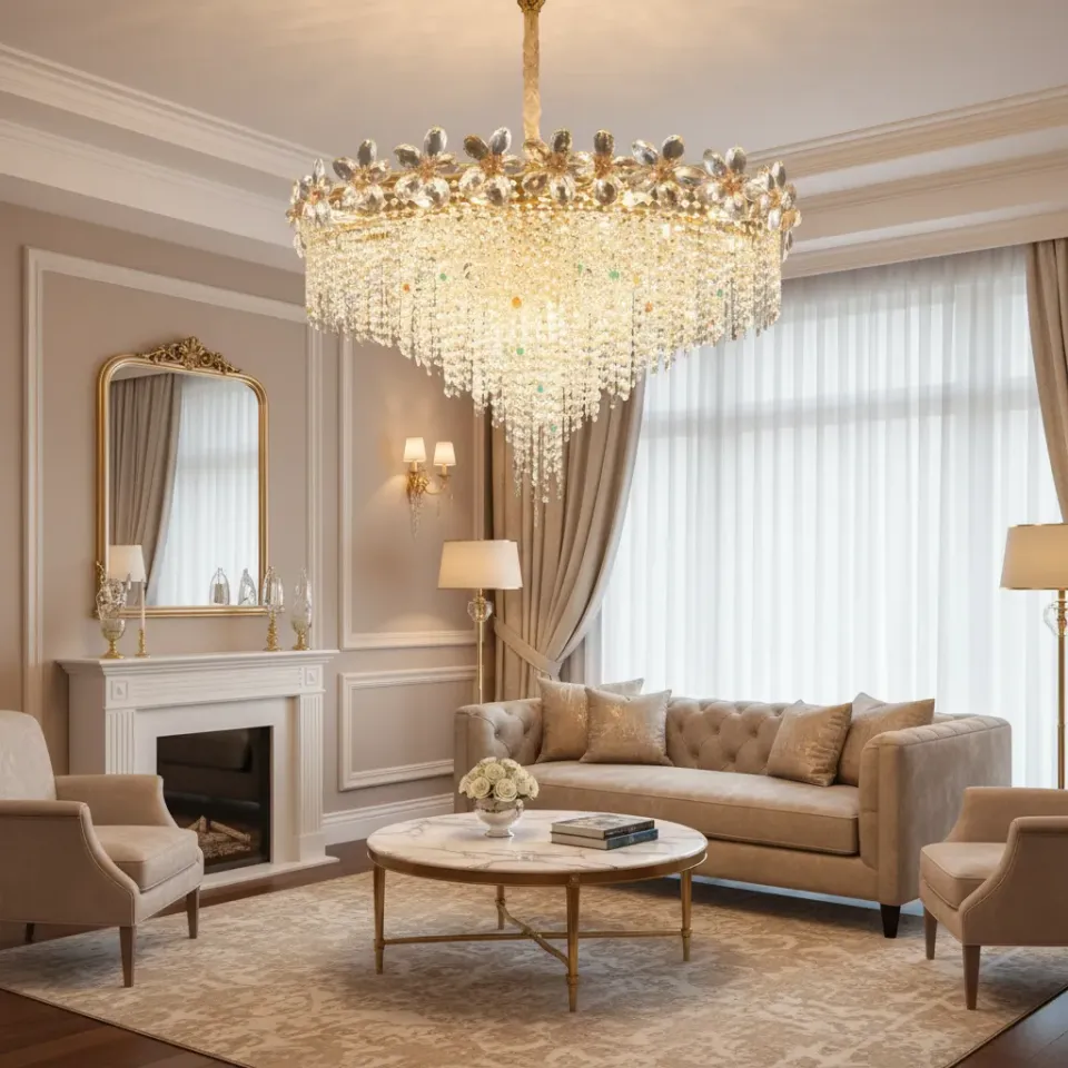 Alessandro Design Blossom Regalis candelabru cristal 14xE14 80cm