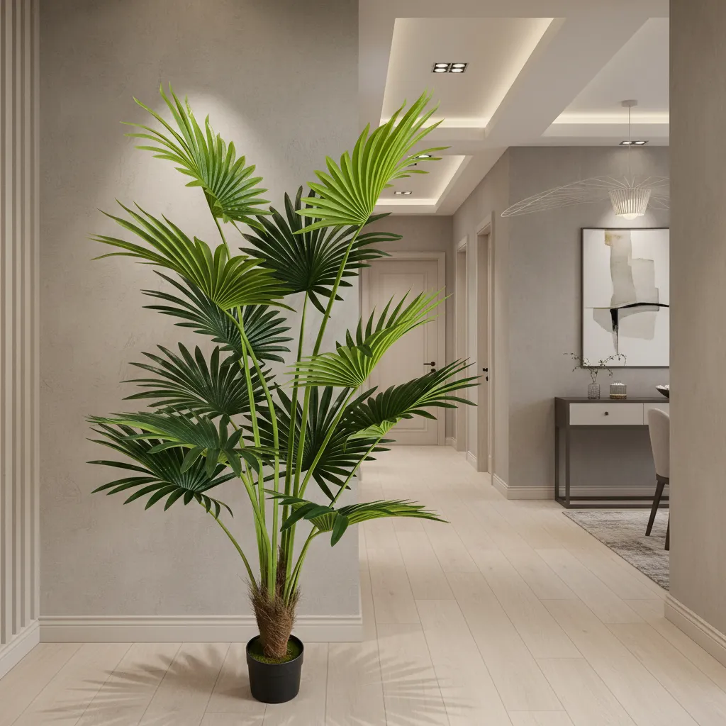Alessandro Design Livistona Palmier Plantă Artificială 180cm Verde