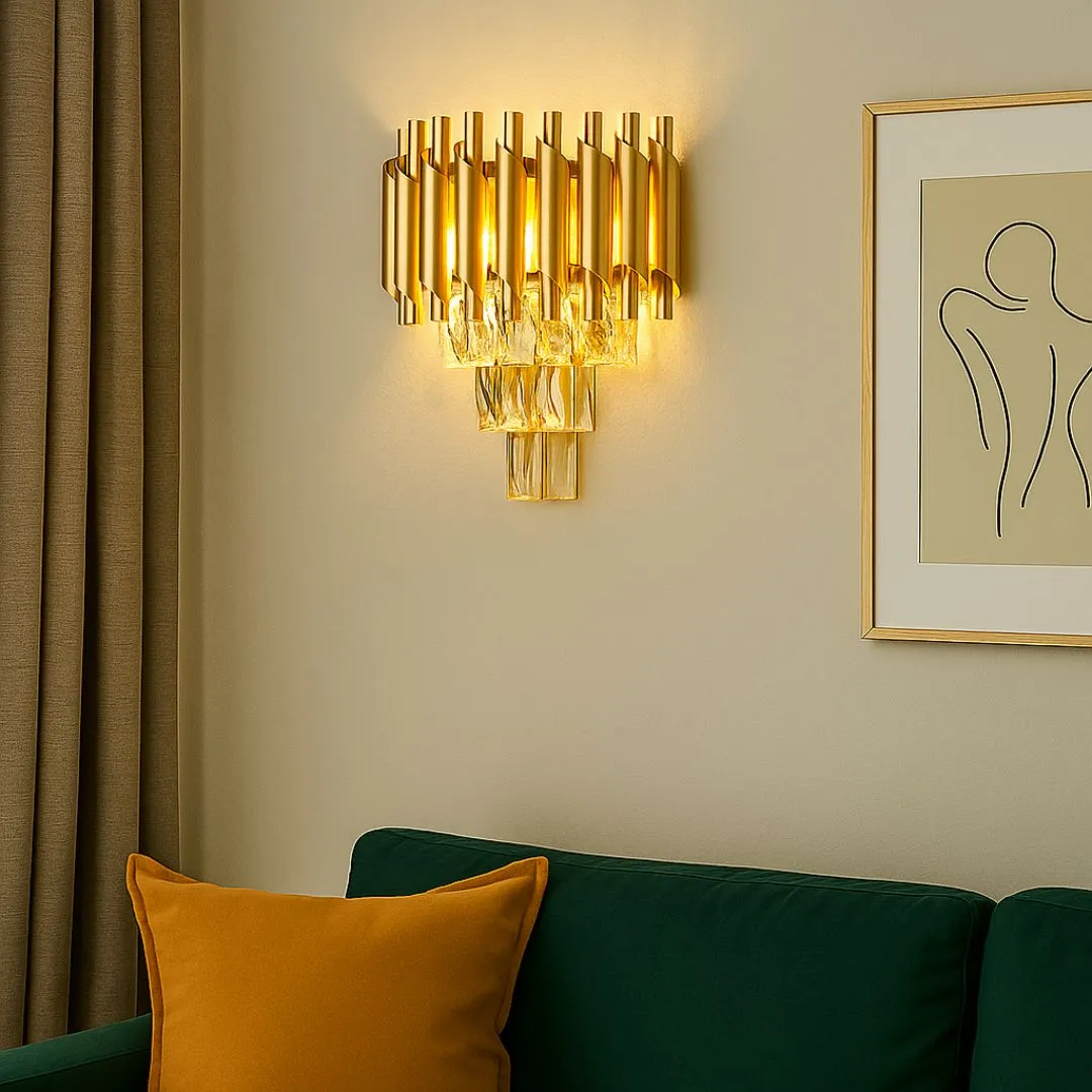 Alessandro Design Versailles Piccolo aplica cristal aurie 2xE14