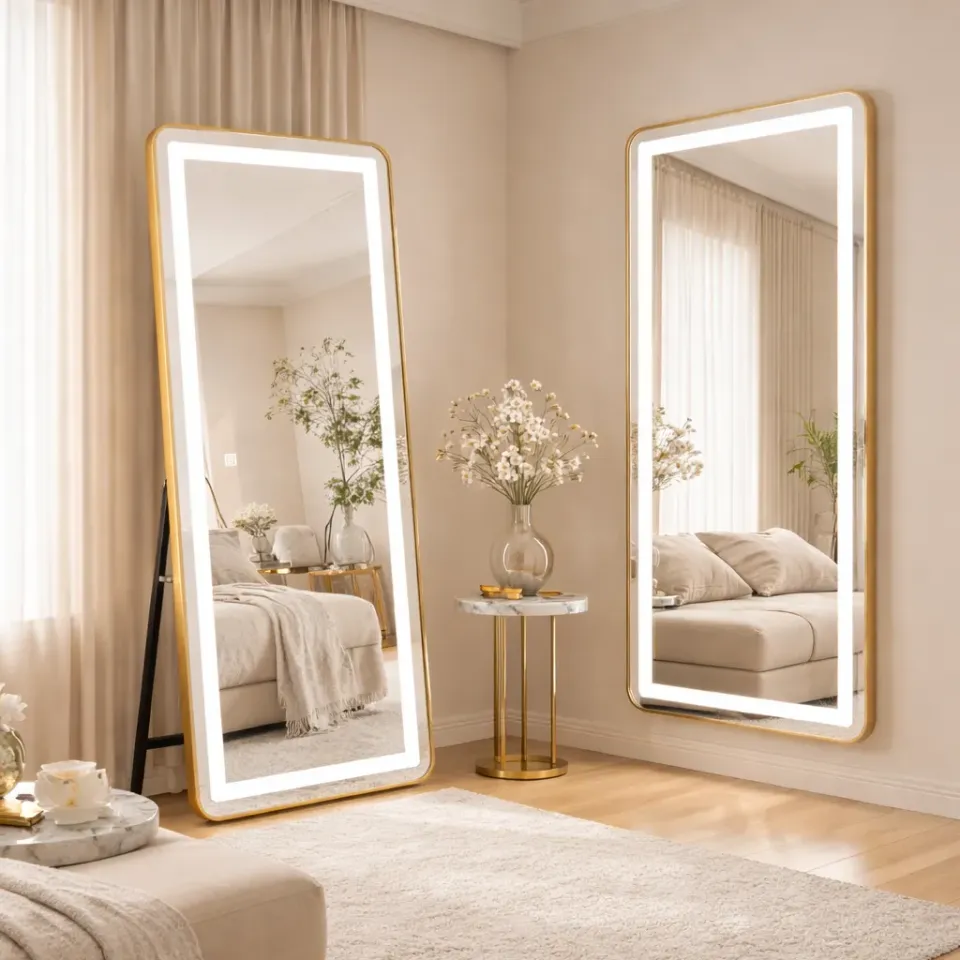 Alessandro Design Couture oglinda LED aurie 50x160cm