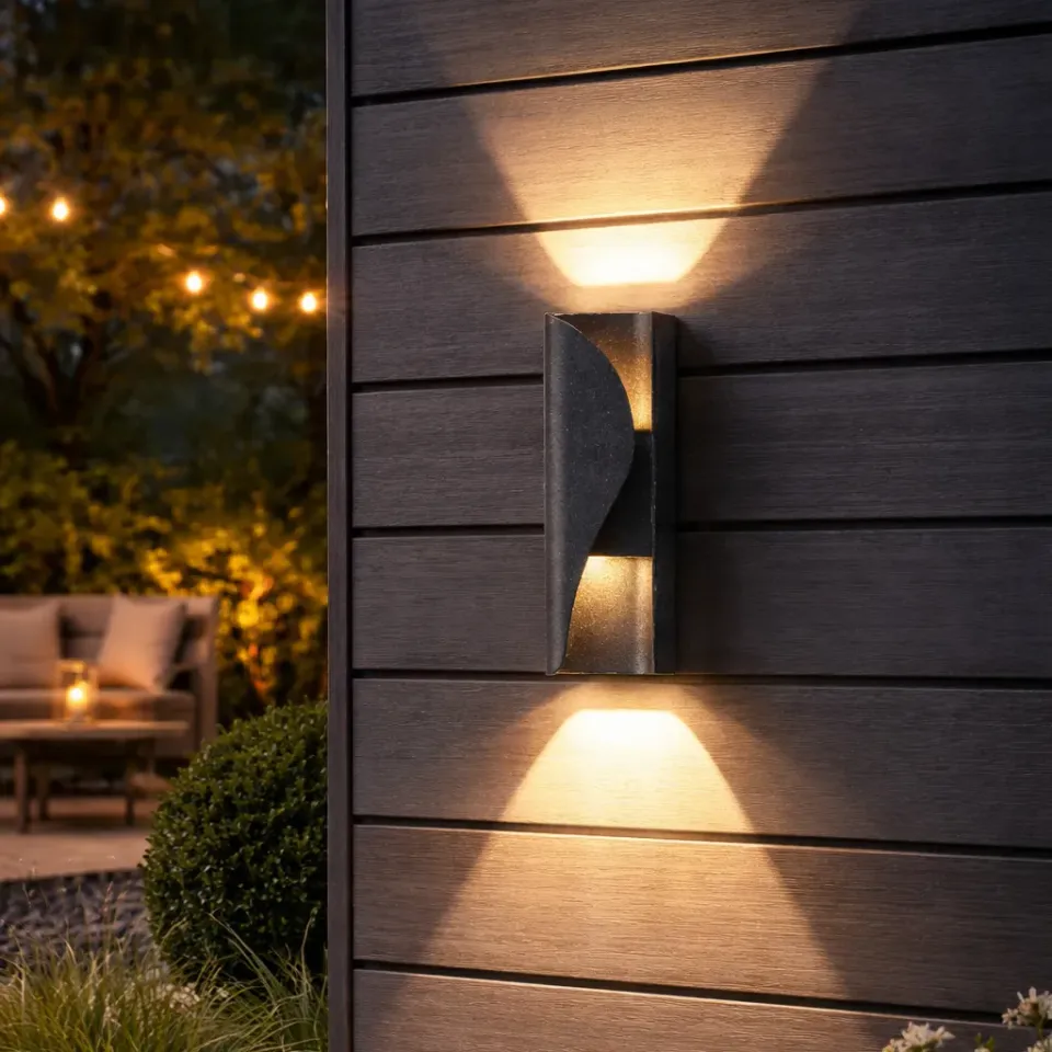 Alessandro Design AX221 aplica LED neagra 2x6W 3000K exterior