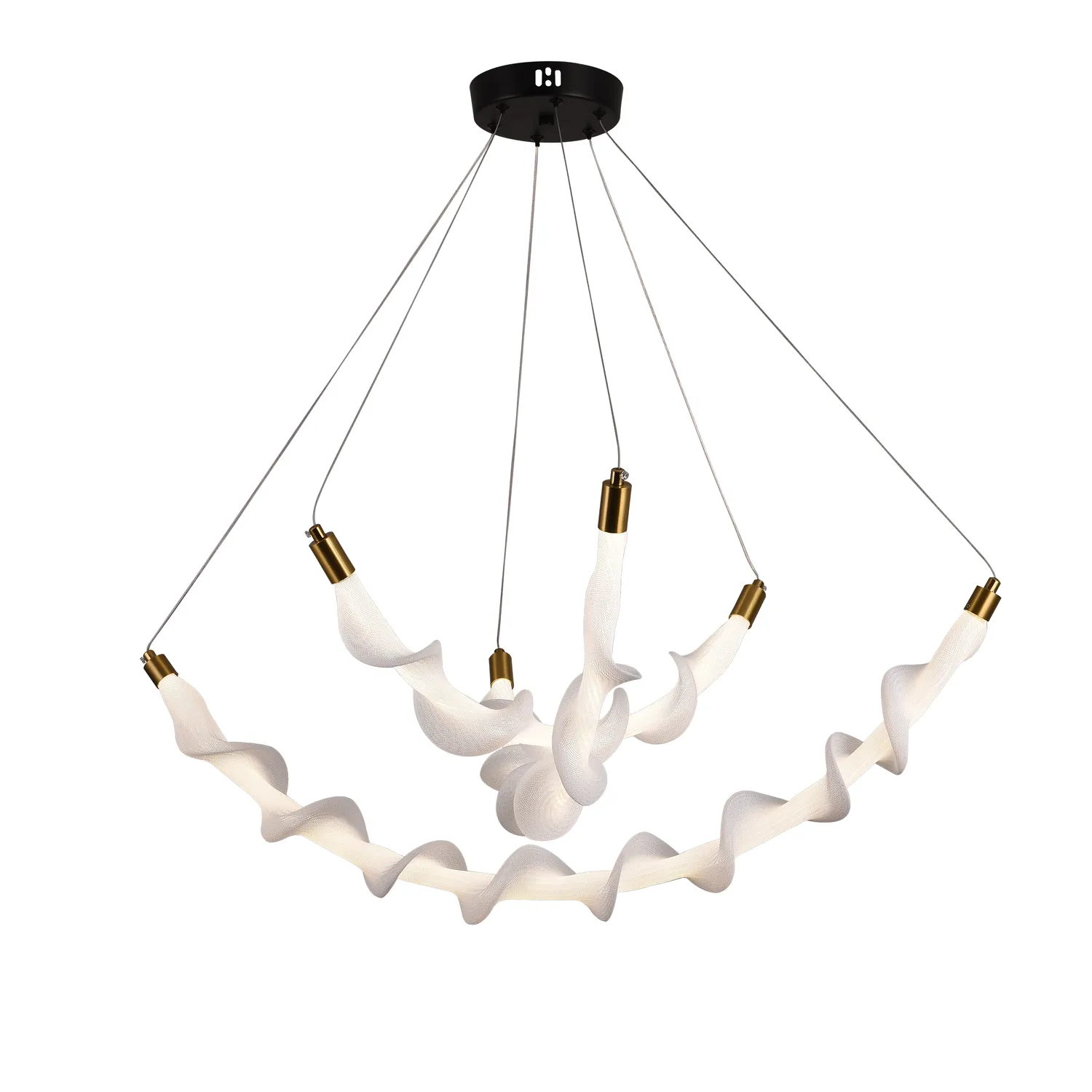 Alessandro Design UNDA lustra LED suspendata 28W alba