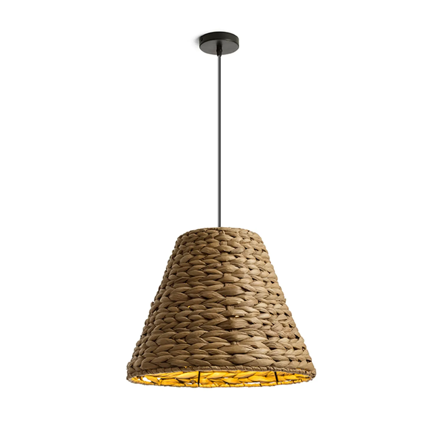 rendl light studio Jamaica 34 abajur conic împletit natural