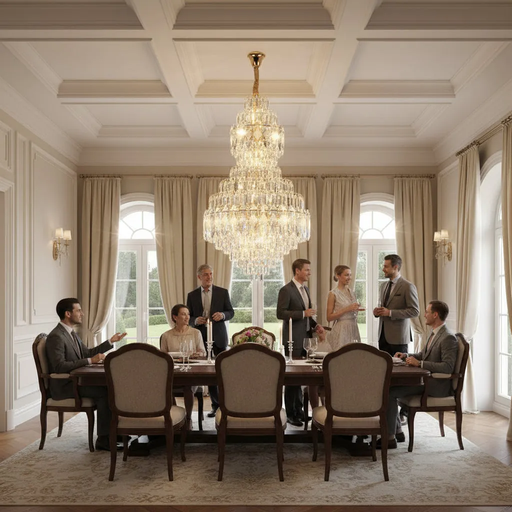 Alessandro Design VELVET Regalis 29xE14 candelabru cristal auriu