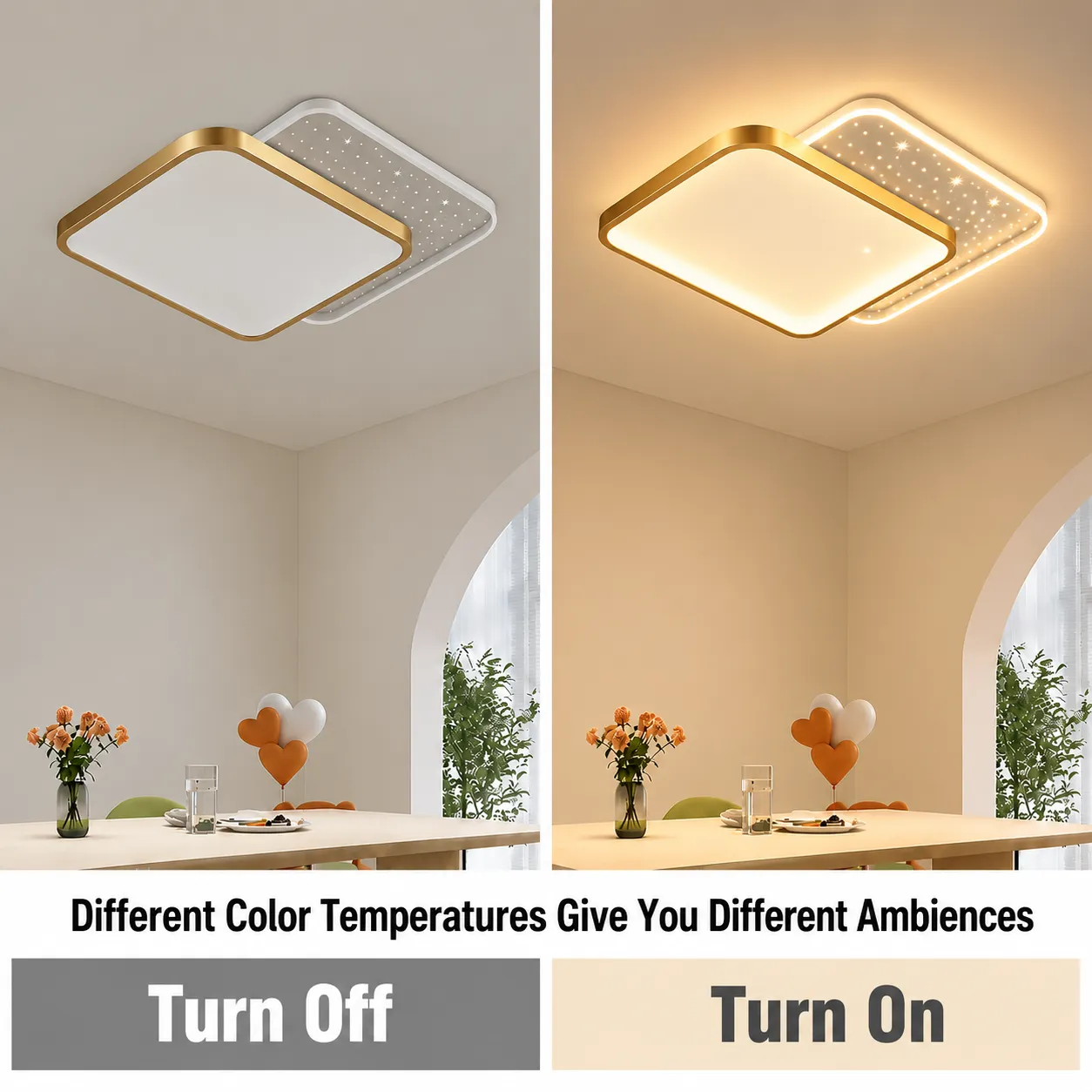 Alessandro Design GILDRA lustra LED 48W aurie dimabila