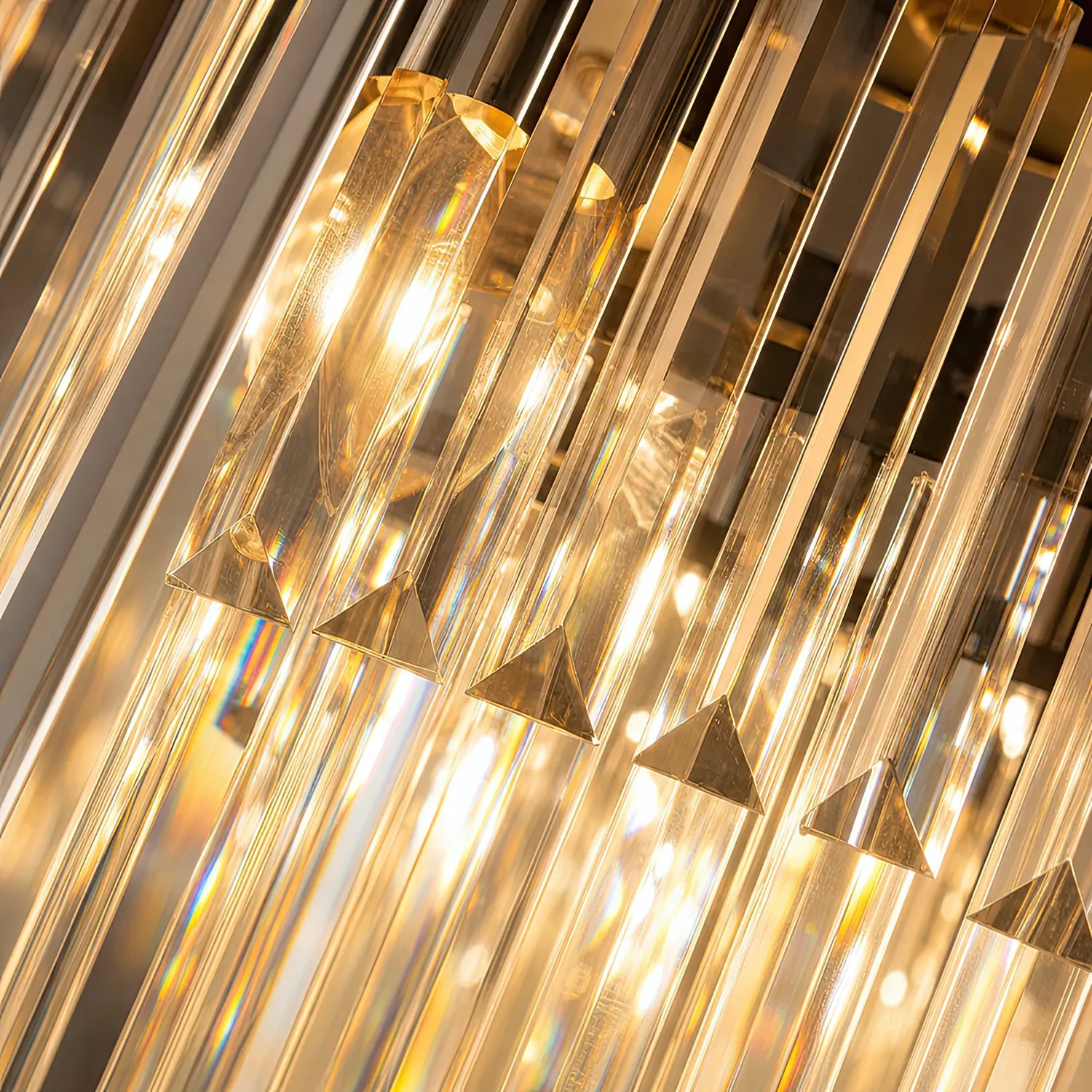 Alessandro Design Chambord lustră cristal 3xE14 aur mat