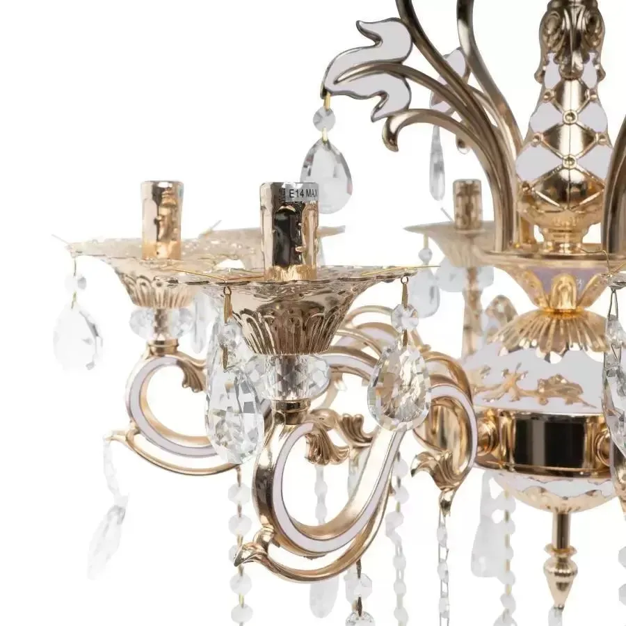 Alessandro Design Ludovico candelabru cristal auriu