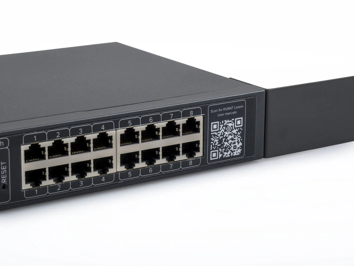 Kvant switch retea 16 porturi pentru instalatii laser