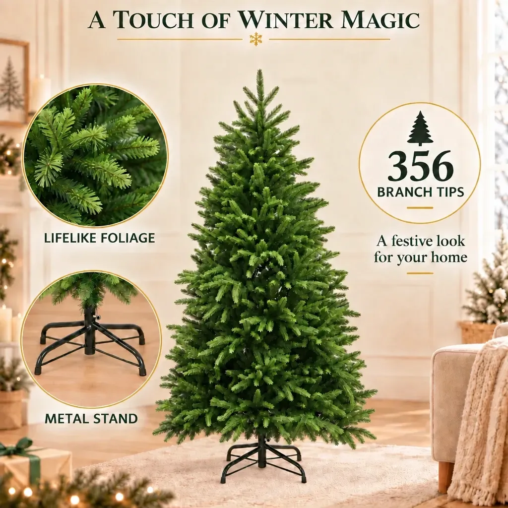 Alessandro Design EIS brad artificial verde 150cm 356 varfuri