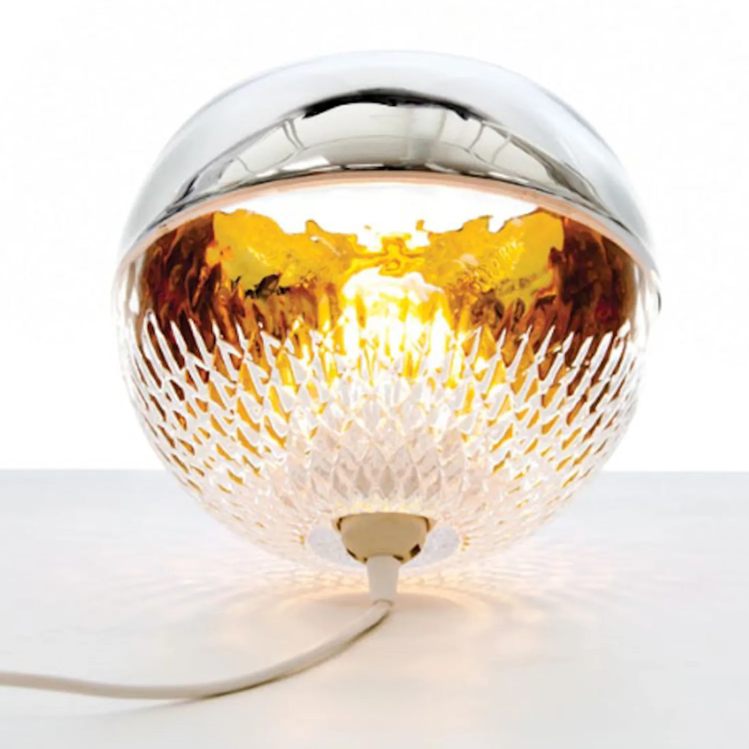 Rendl Light Studio Kiss lampă sticlă crom transparent