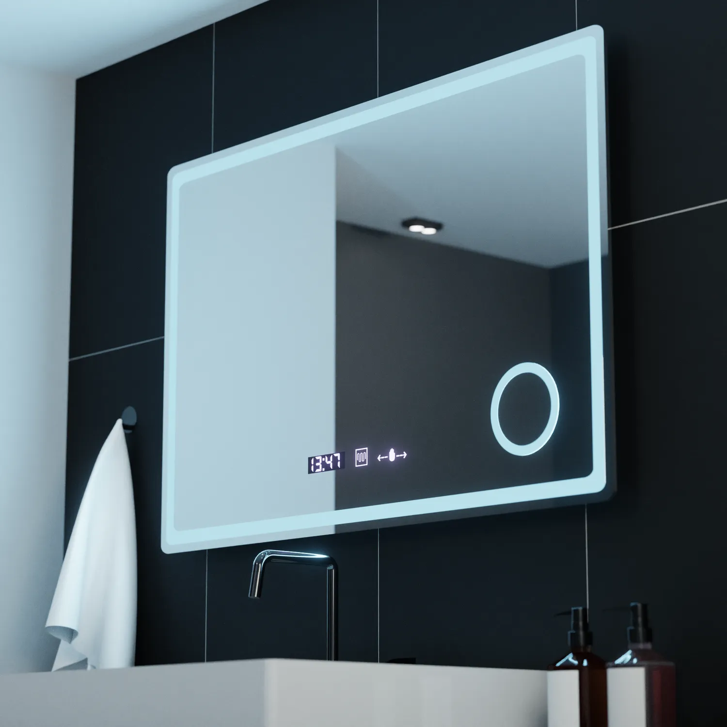 Alessandro Design Velor Marcello oglinda LED 90x60 dezaburire