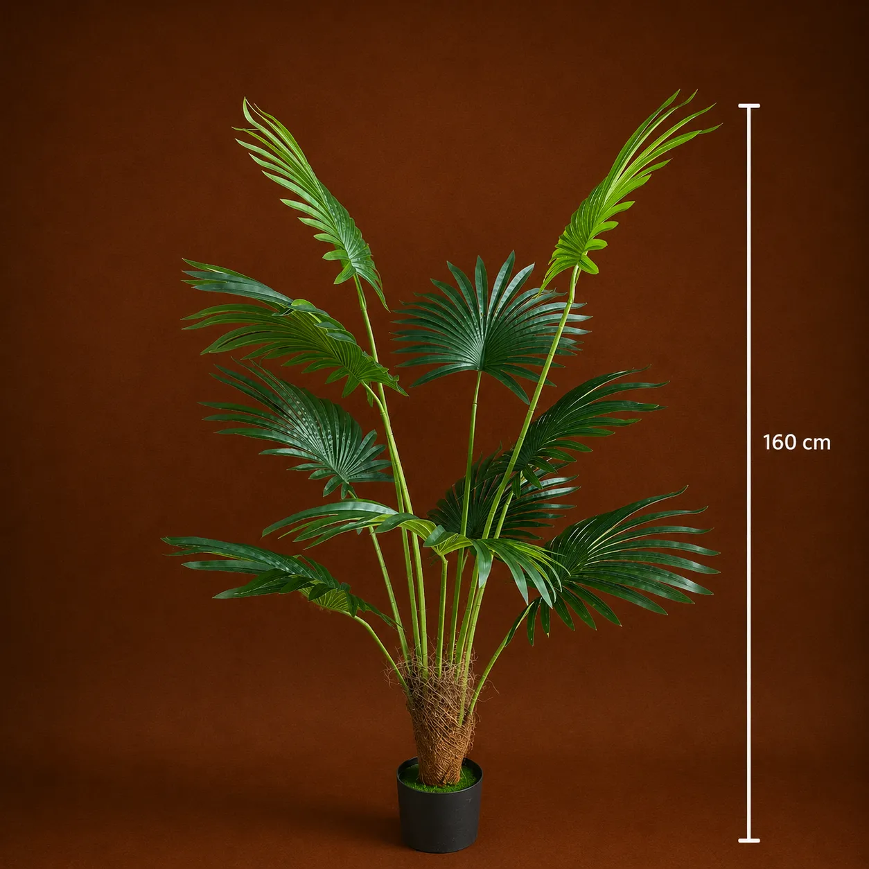 Alessandro Design Livistona palmier artificial 160cm 10 frunze