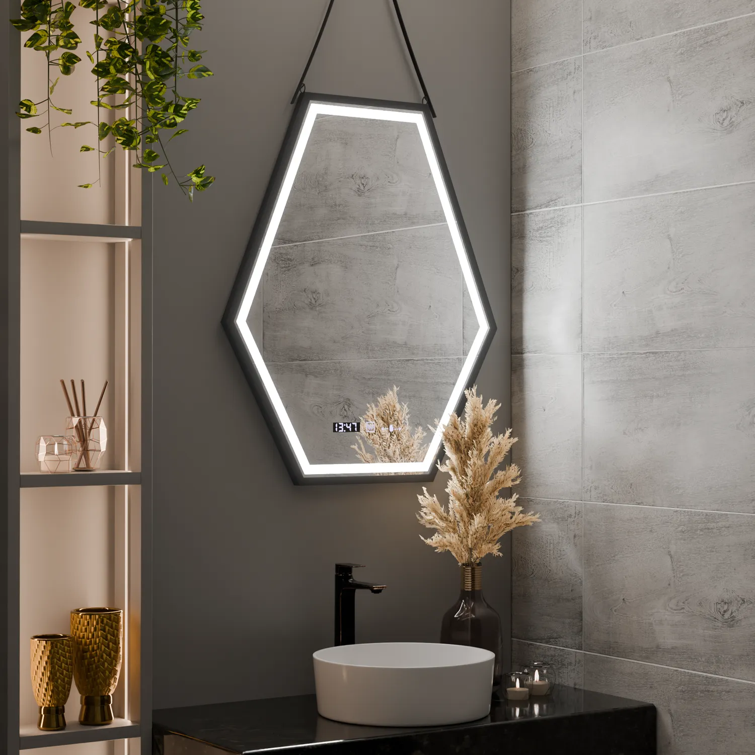 Alessandro Design Marcello oglinda LED 55x70 dezaburire