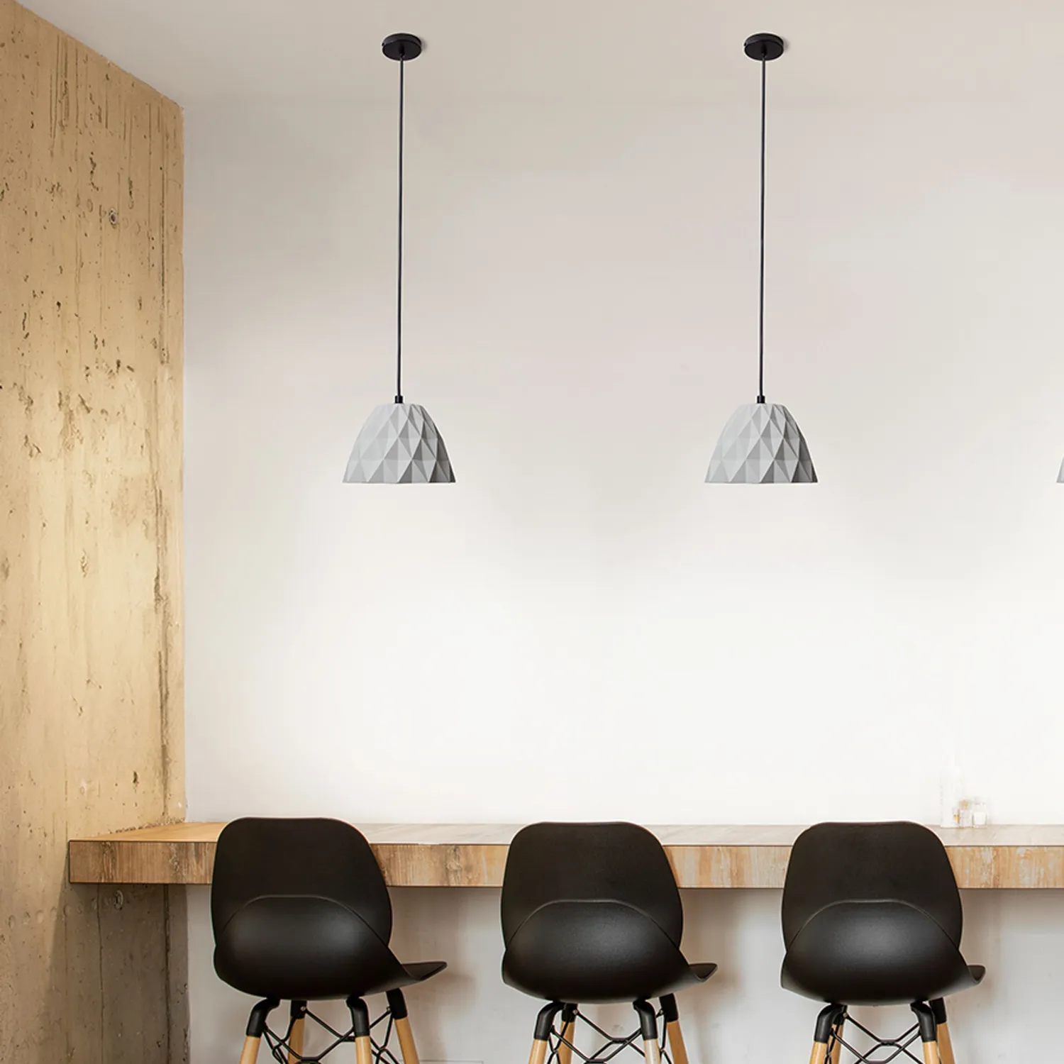 Rendl Light Studio Naples pendul beton gri E27