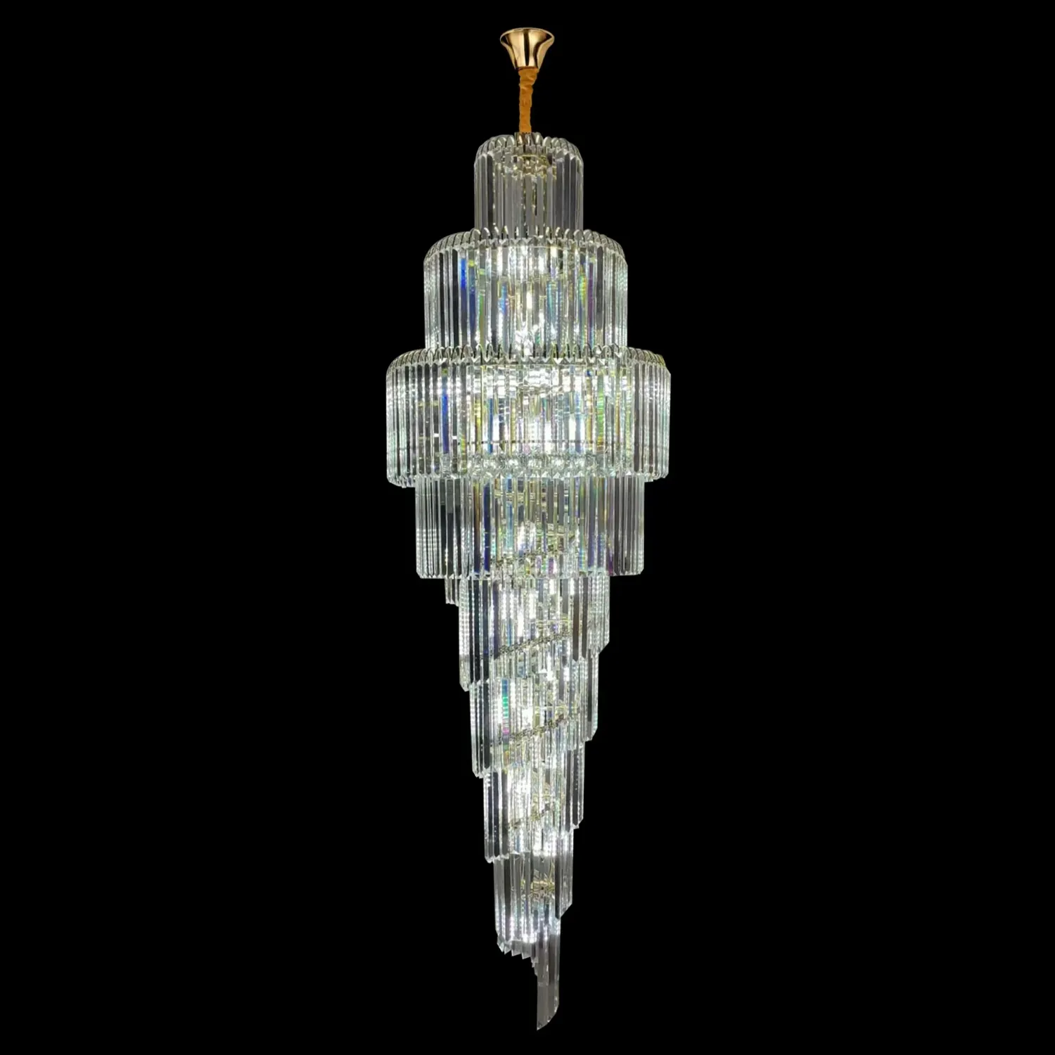 Alessandro Design CC8043 candelabru cristal auriu 60cm x 180cm