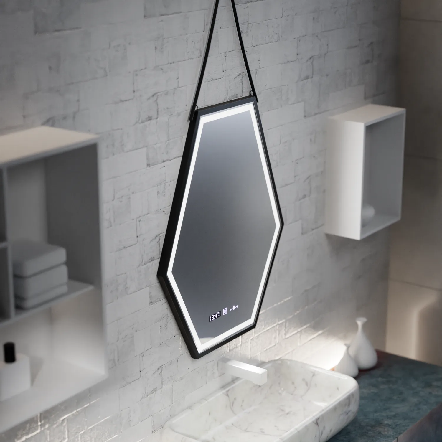 Alessandro Design Marcello oglinda LED 55x70 dezaburire