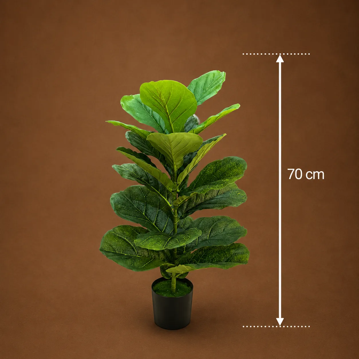 Alessandro Design smochin planta artificiala 70 cm verde cu ghiveci