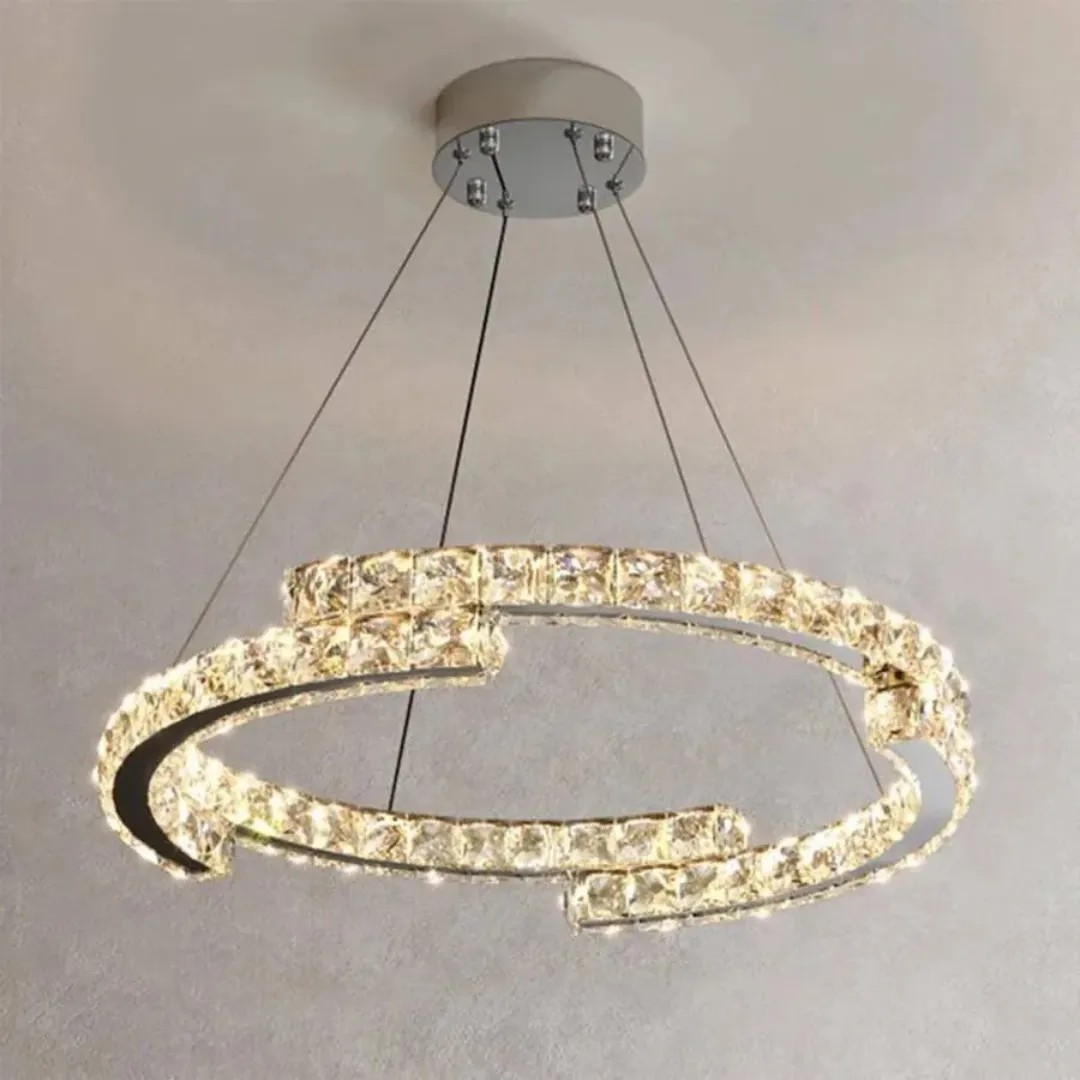 Alessandro Design MIA Yonca lustra LED 34W crom dimabila