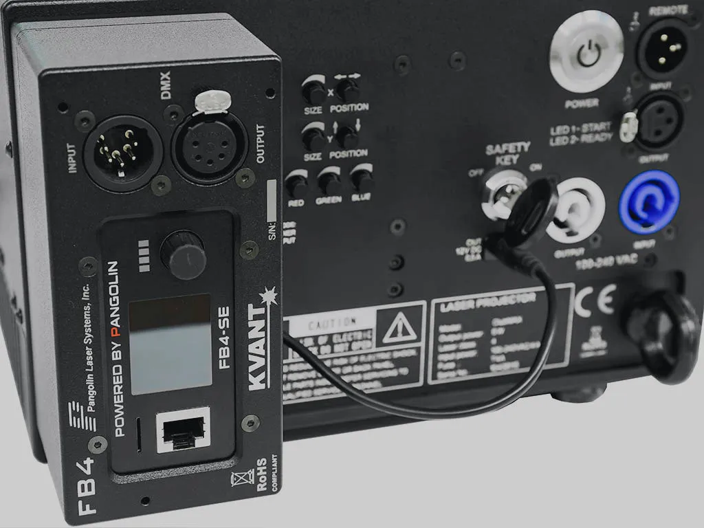 Interfata laser Kvant Lasers FB4-QS DMX QC cu QuickShow