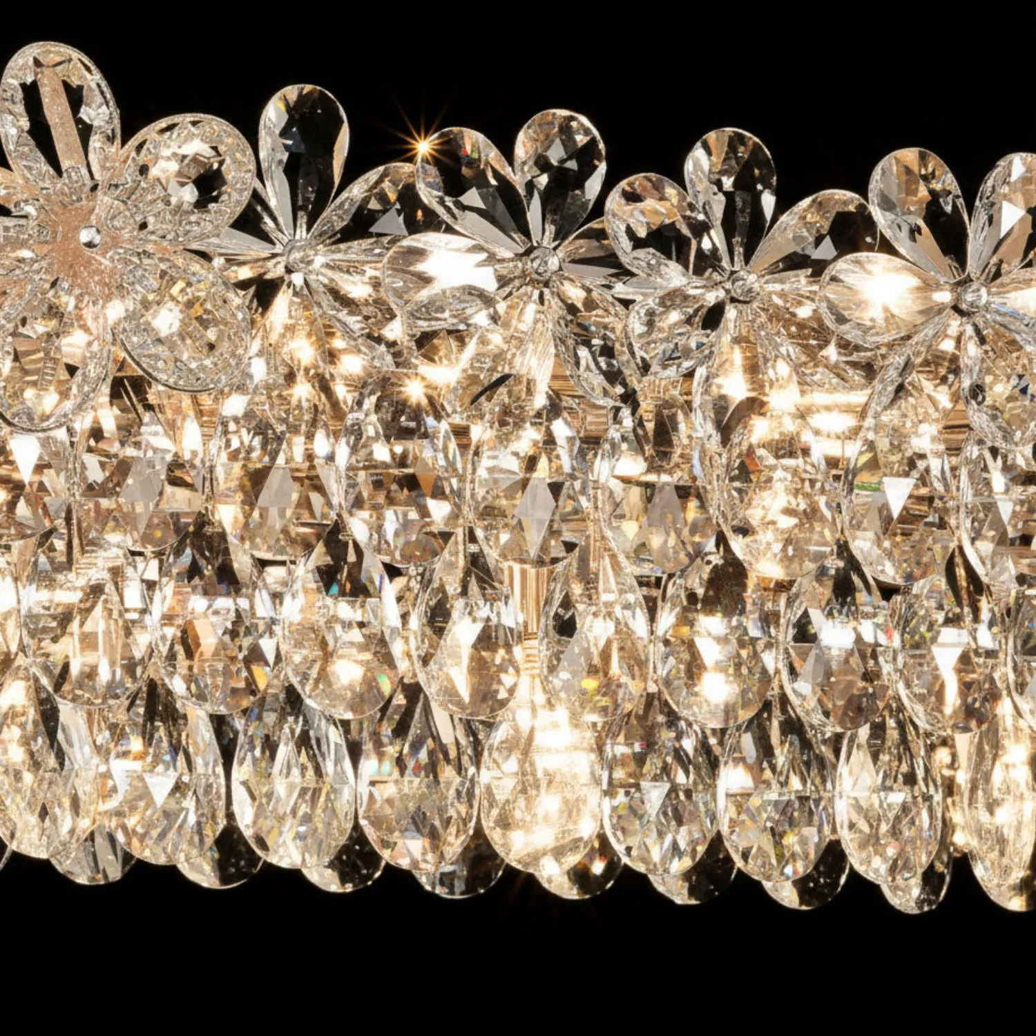 Alessandro Design Regalis candelabru cristal 11xE14 80cm auriu