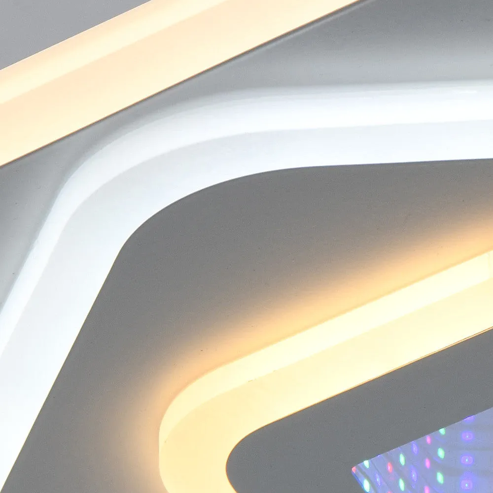 Alessandro Design NEXA lustra LED aplicata alba 46W 3 culori