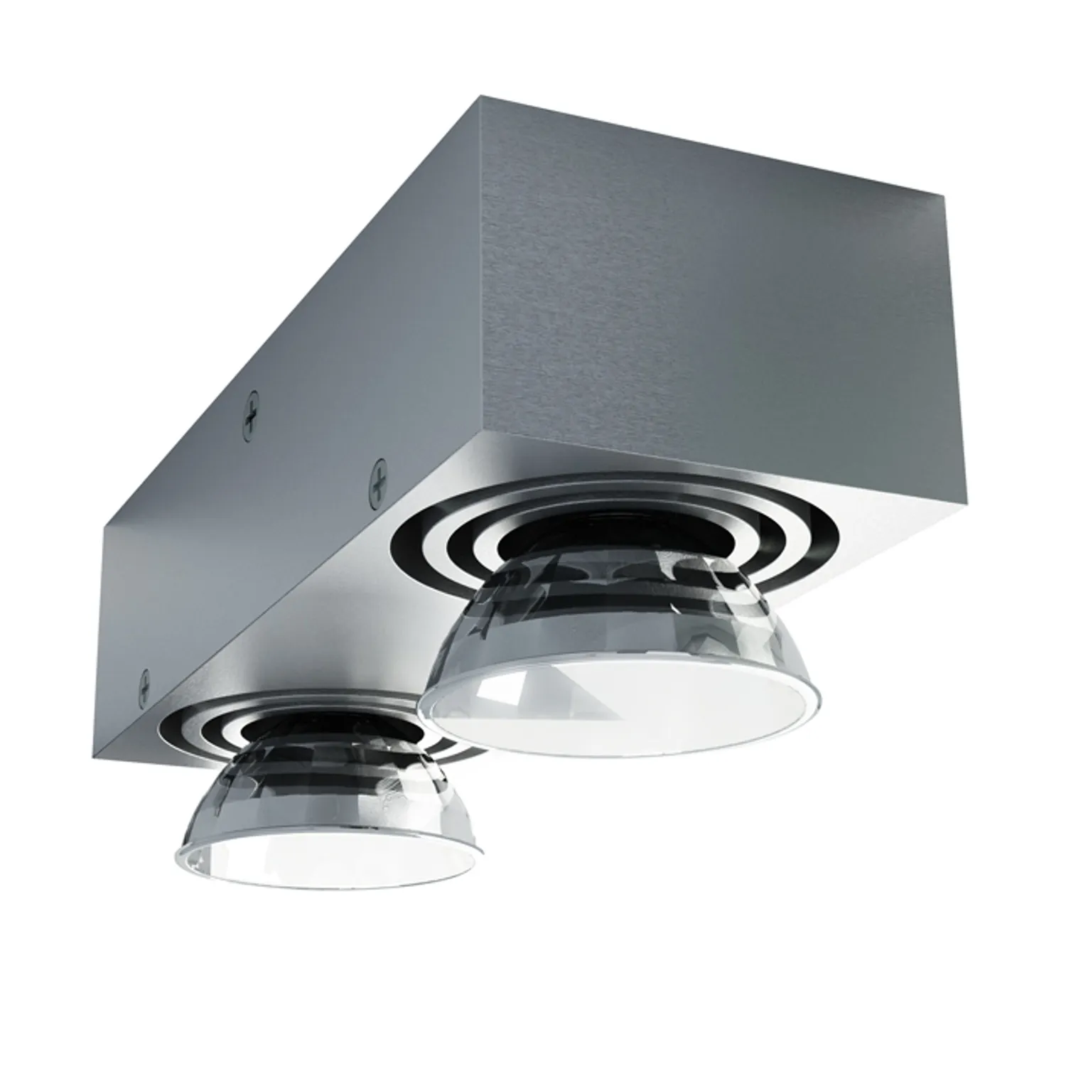 Rendl Marvel spot aplicat aluminiu 2xGU10 orientabil