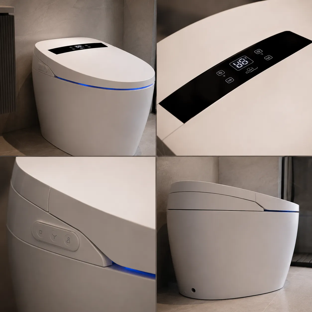 Alessandro Design Yukon vas WC smart alb simplificat