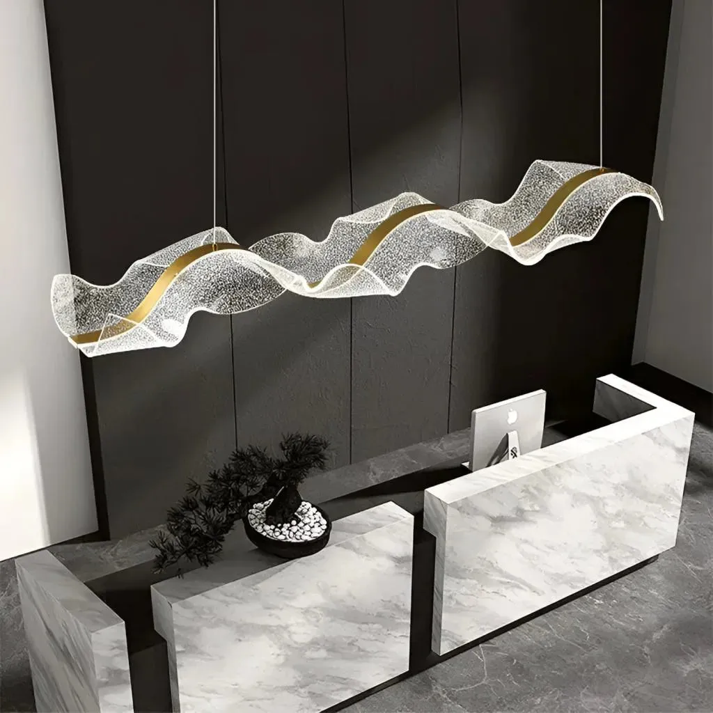Alessandro Design AMI lustra LED 63W aurie liniara 120cm