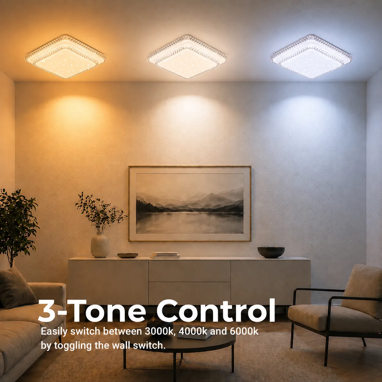 Lustra LED Alessandro Design Qikiqtaaluk 40W alba 33x33cm