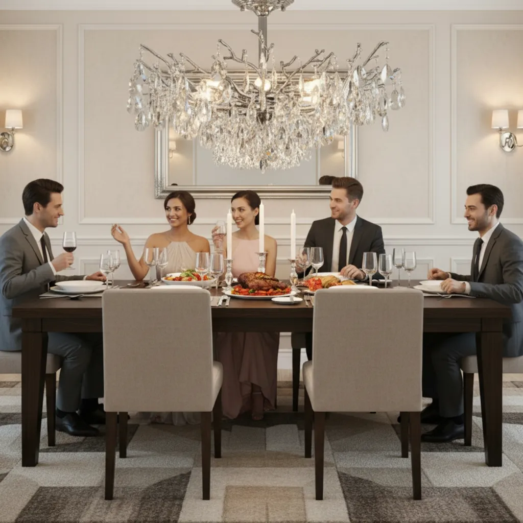 Alessandro Design Reina Regalis candelabru cristal 8xE14 D80cm