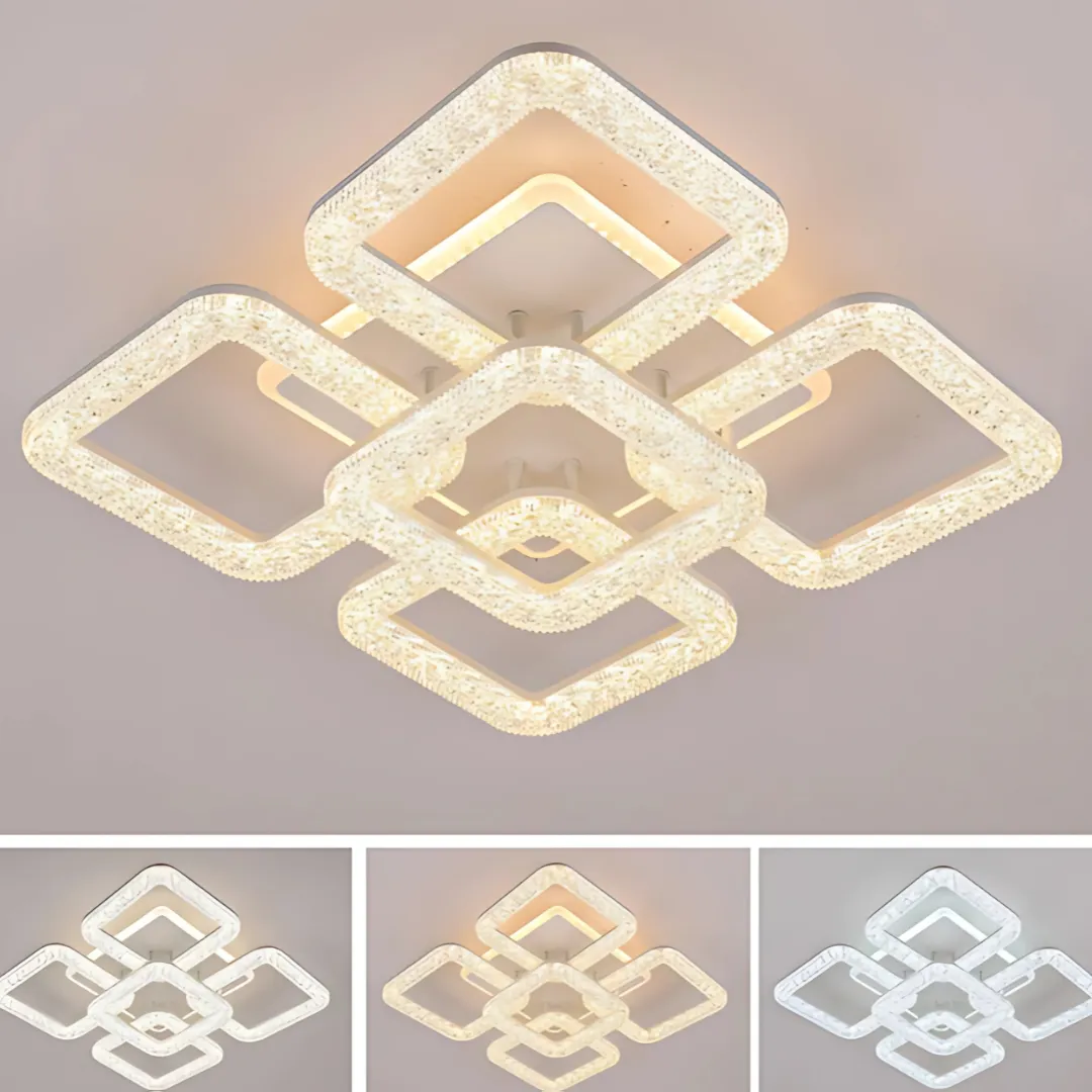 Alessandro Design Astrid 134W lustra LED alba dimabila