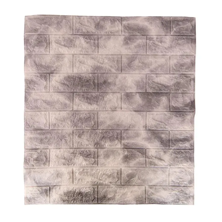 Alessandro Design tapet 3D cărămidă gri autoadeziv 10x 77x70cm