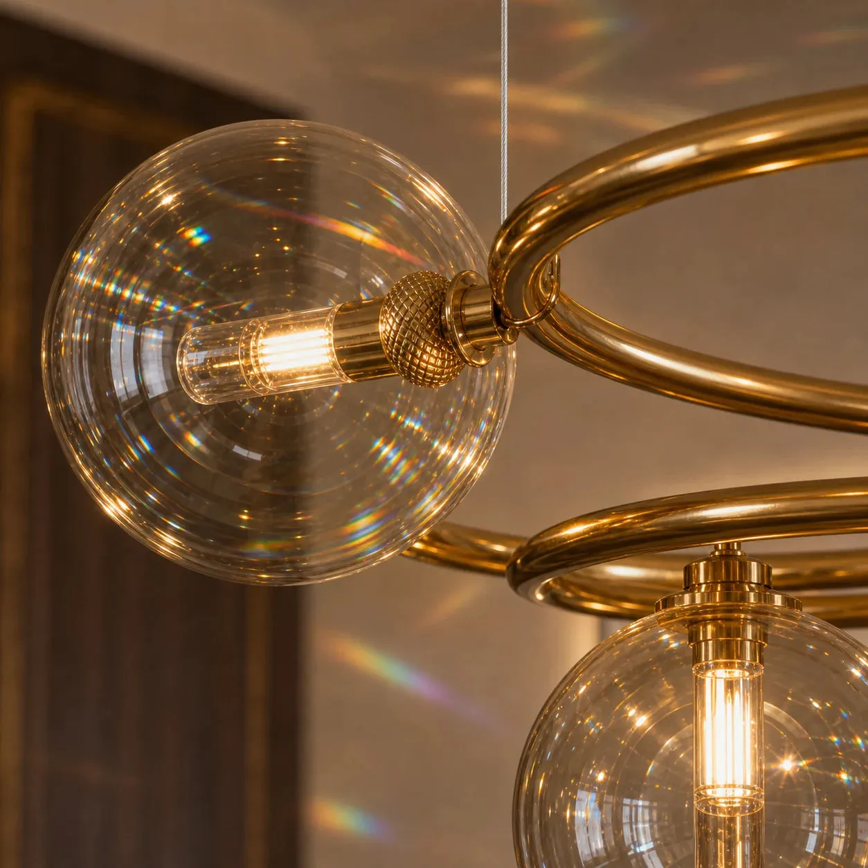 Alessandro Design Venere Luce lustra aurie 7xG9