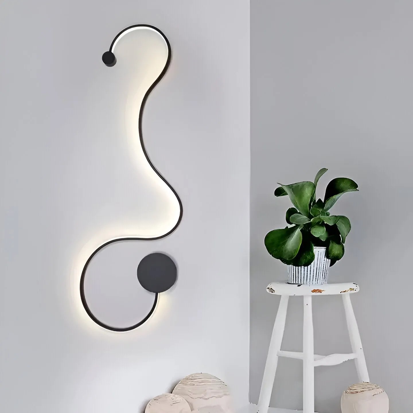 Alessandro Design Delilah 36W aplica LED neagra metal