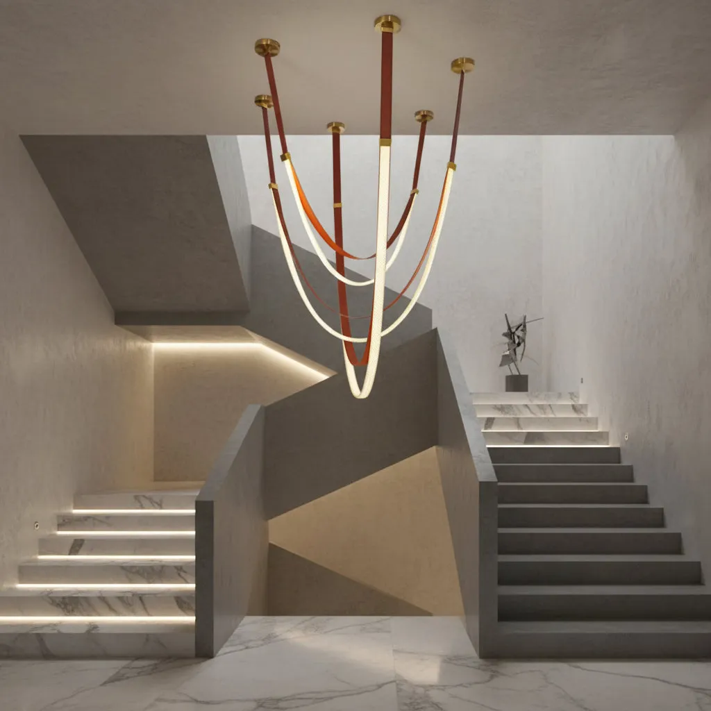 Alessandro Design Aria Largo candelabru LED 34W maro 4000K