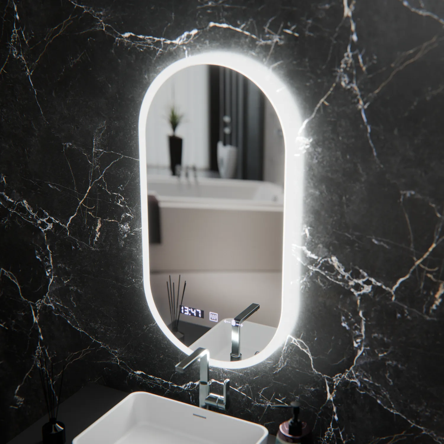 Alessandro Design Lucia Sensor oglinda LED 50x100cm