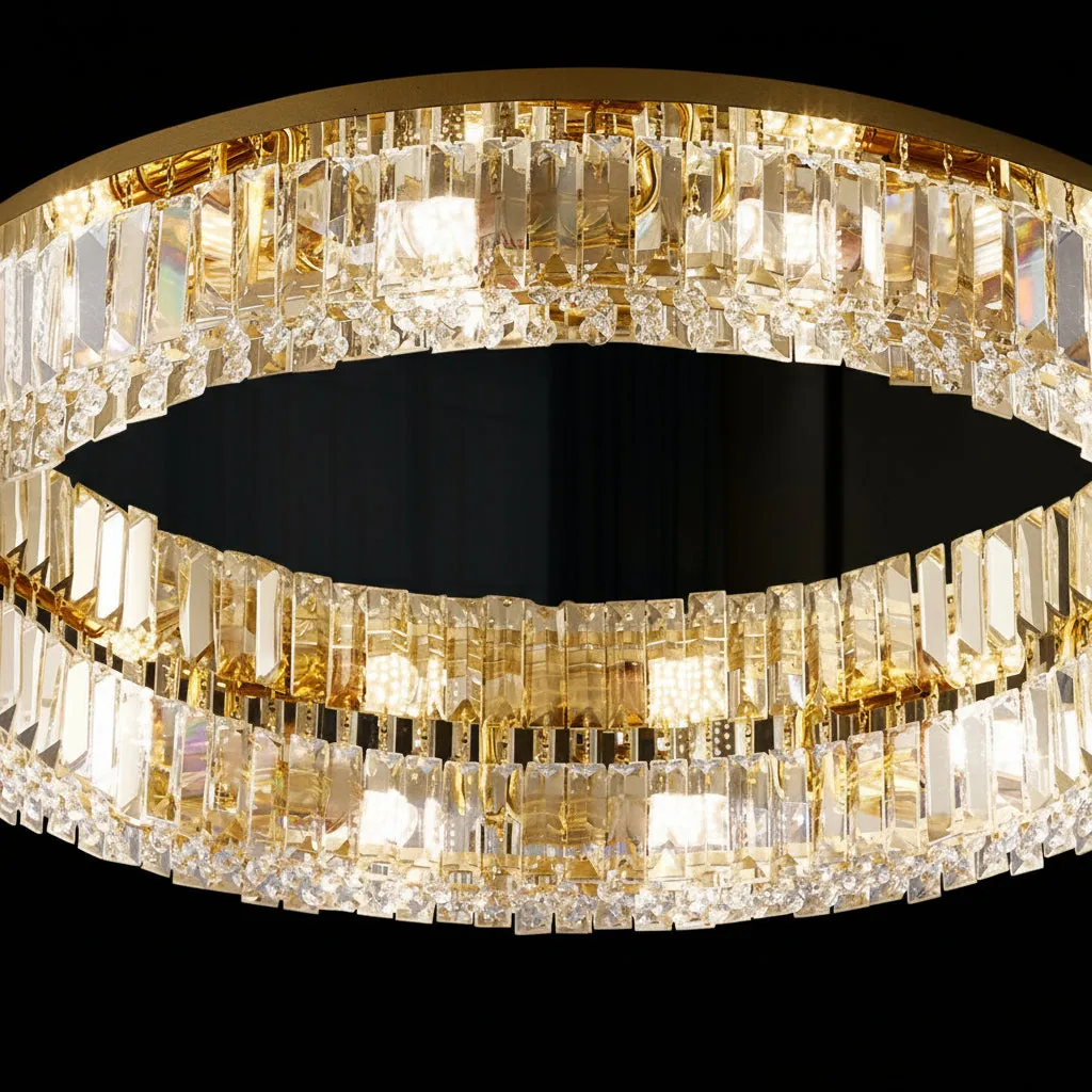 Alessandro Design Vertus 18W lustra LED aurie 30 cm