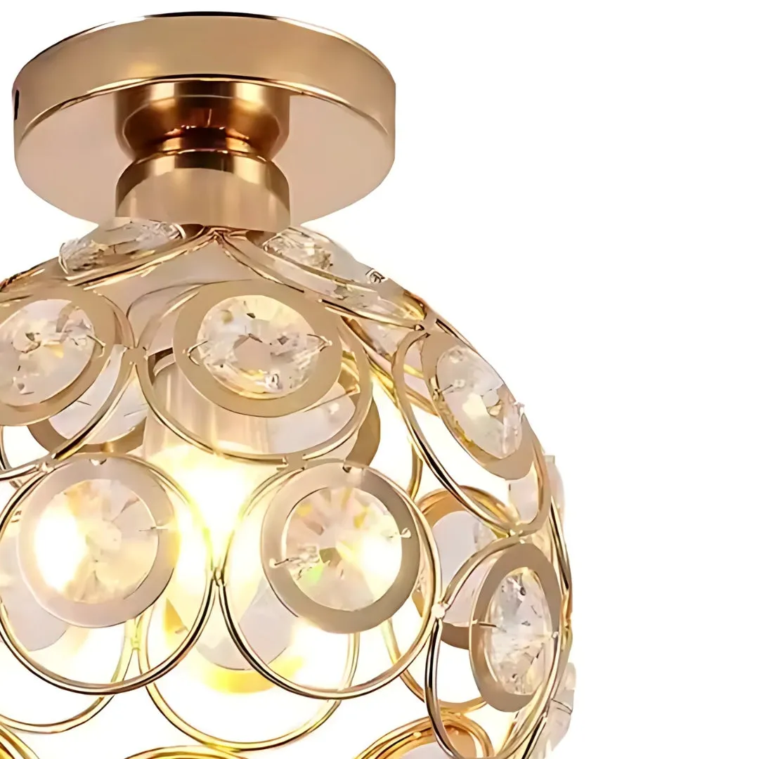 Alessandro Design Vera lustra 1xE27 aurie cristal