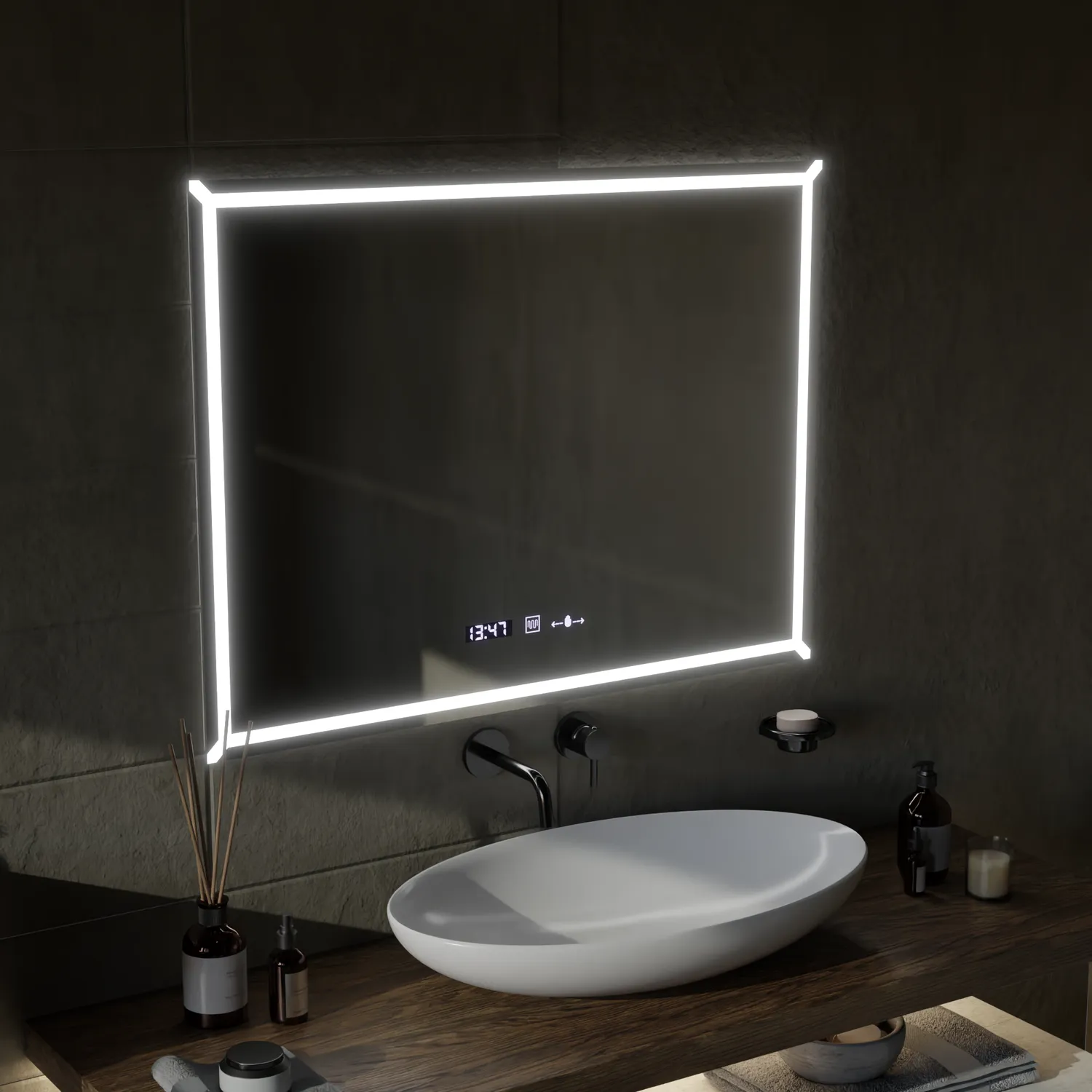 Alessandro Design VillayTouch Marcello oglinda LED 80x60cm