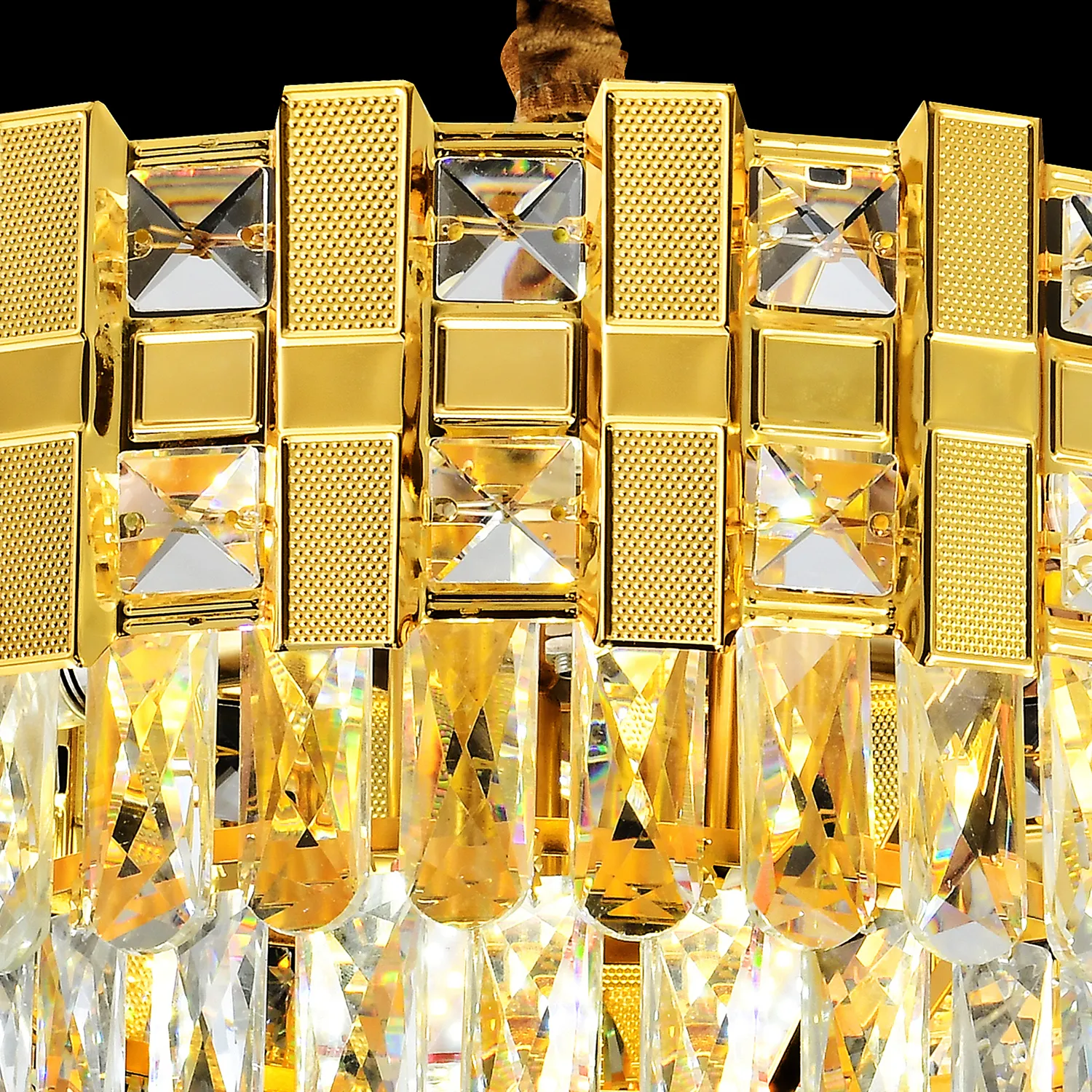 Alessandro Design Bran Mango candelabru cristal 8xE14 auriu D60