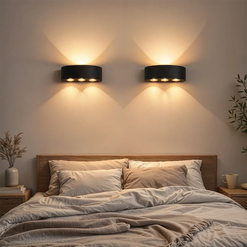 Alessandro Design Ellis aplica LED exterior neagra lumina calda