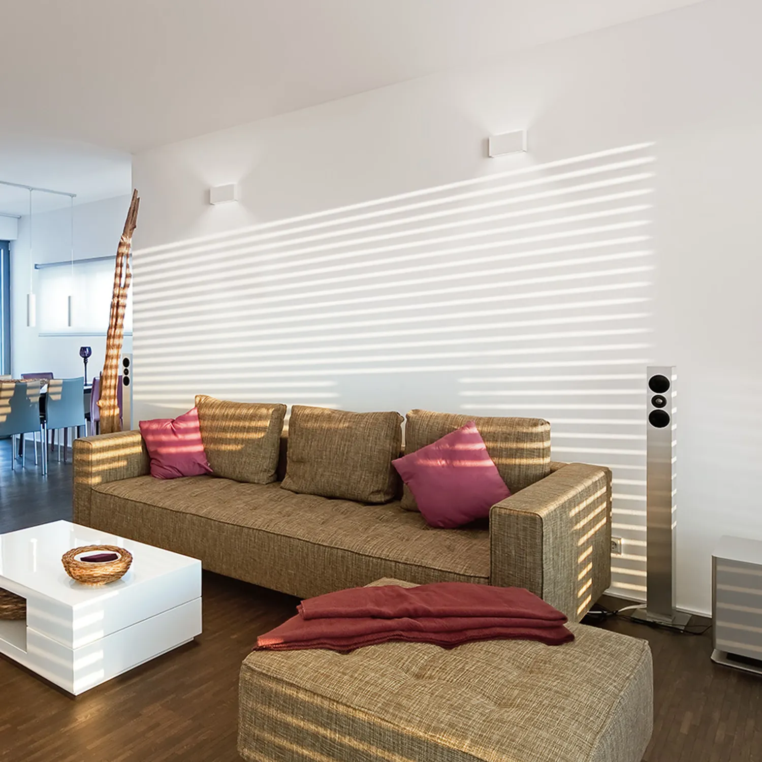 Rendl Light Studio Torino aplica LED alb-negru sus-jos